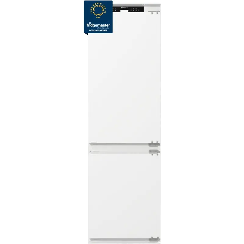 Fridgemaster MBC55252NE - White Integrated Fridge Freezer - 252L - E Energy