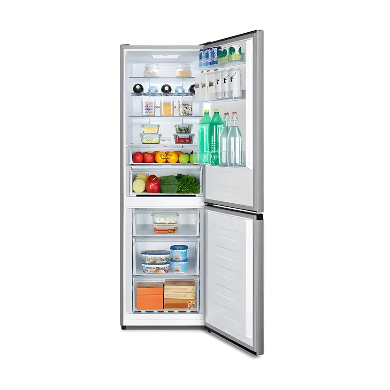 Teknix FFH1860X - Stainless steel Freestanding 60/40 Frost Free Fridge Freezer - E energy