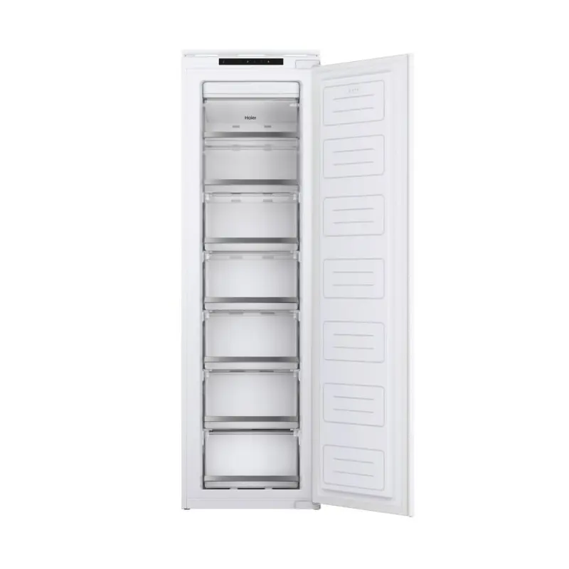 Haier HAUN518EWK - Integrated In Column Frost Free Freezer with Slide Hinge Door- E energy