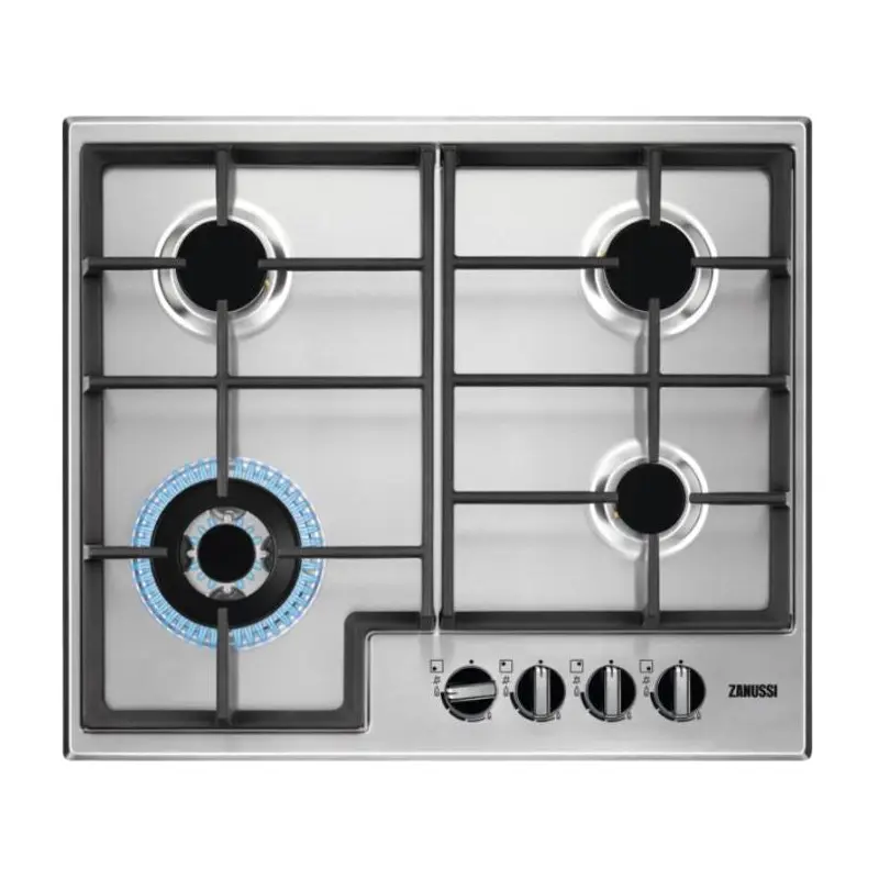 Zanussi ZGNN645X - Stainless steel 4 Zone Gas Hob
