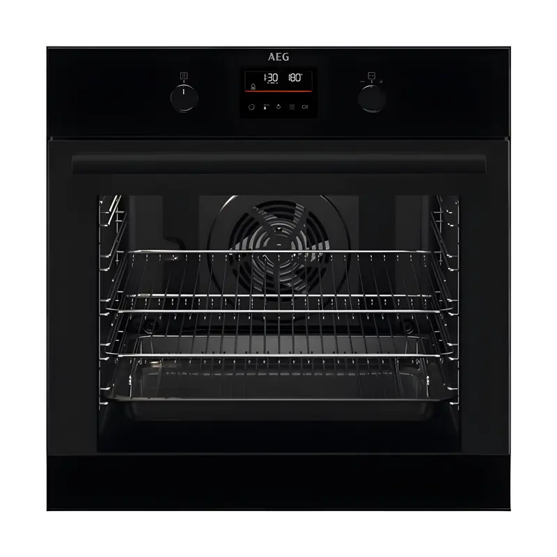 AEG BEX33501EB - Black Built in Electric Single Oven - Steam Assisted cleaning - A energy