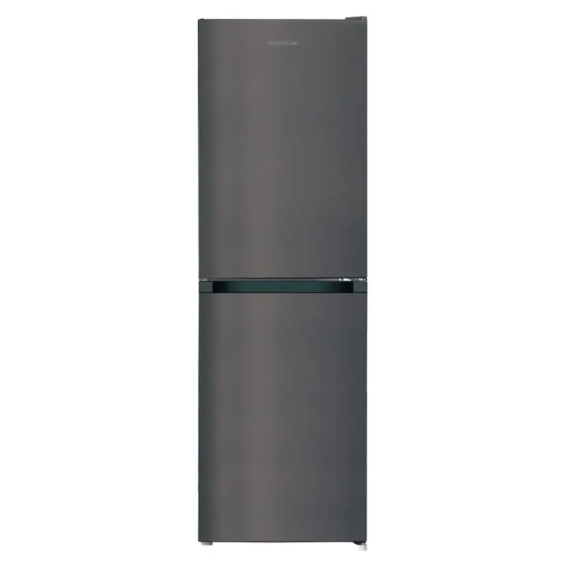 Statesman F01754LFX - Freestanding 50/50 Fridge Freezer, Smart Frost , 254 Litre, Dark Inox