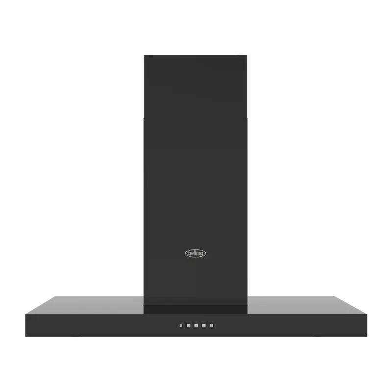 Belling BEL COOKCENTRE CHIM 100T BLK 444411664 - Black T-Shaped Extractor - 580m/h - C energy