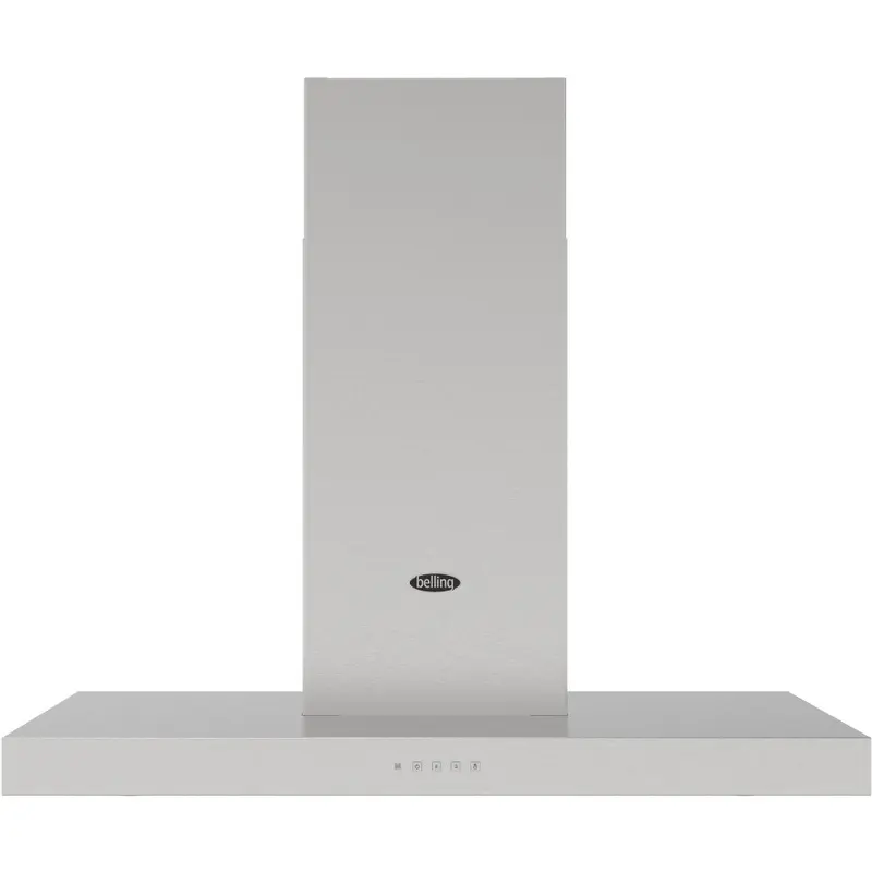 Belling COOKCENTRE CHIM 444411663 - Stainless Steel 90cm Chimney Cooker Hood - 580 m/h - C energy