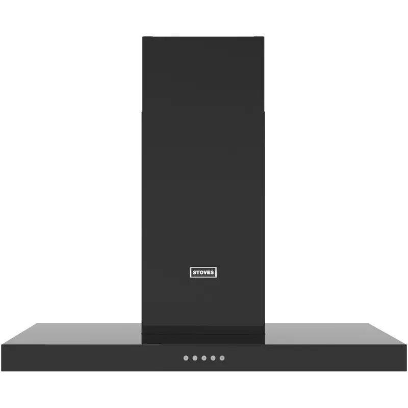 Stoves Sterling 110T 444411648 - Black 110cm Chimney Cooker Hood - 590 m/h (Variable) - A+ energy