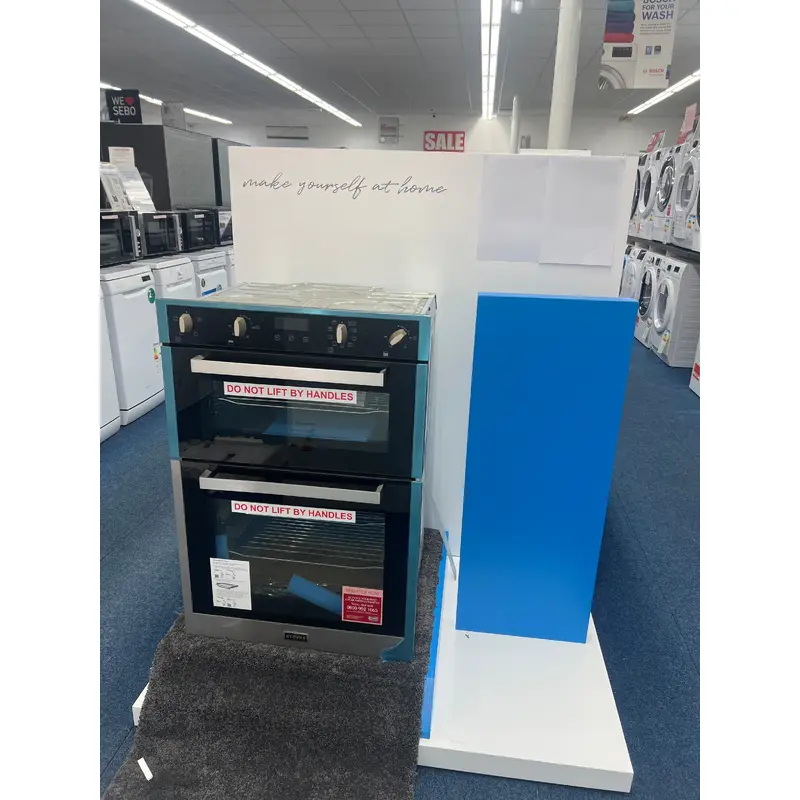 Stoves ST BI902MFCT STA - Stainless steel Built in Electric Double Oven - A energy - Unboxed