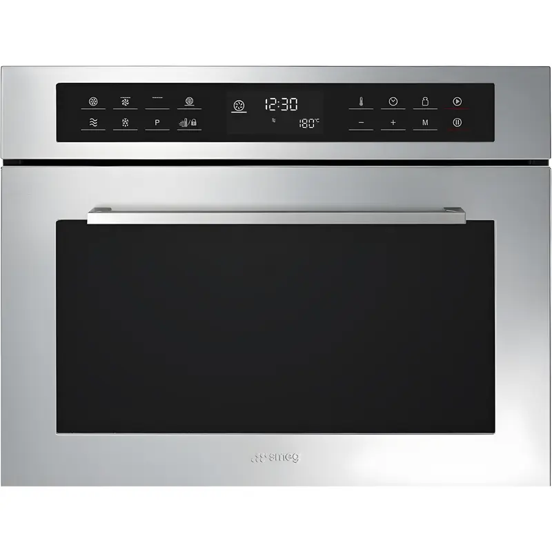 Smeg SF4400MCX1 - Stainless Steel Built-In Combination Microwave - 44L - 900W