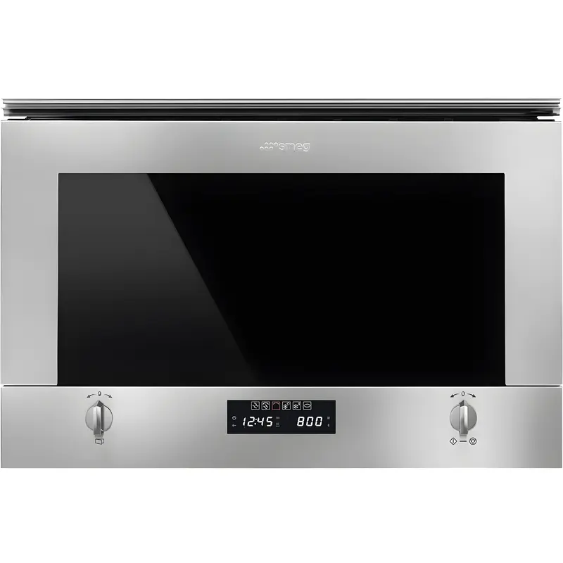 Smeg MP422X1 - Stainless Steel Built-In Microwave with Grill - 23L - 850W
