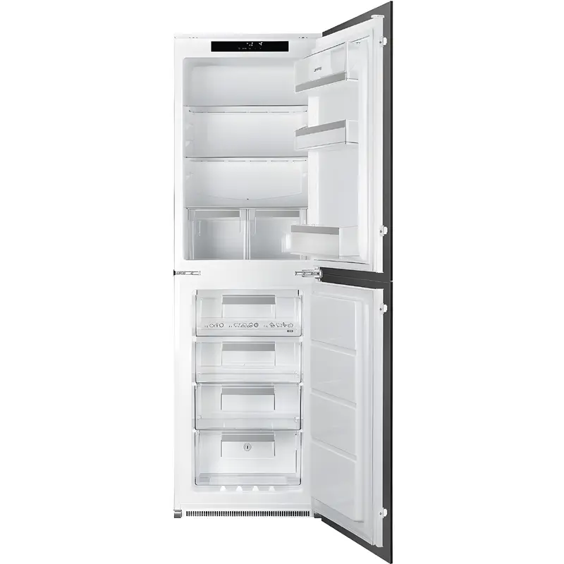 Smeg UKC8174NE - White Integrated Fridge Freezer - 264L - E Rated