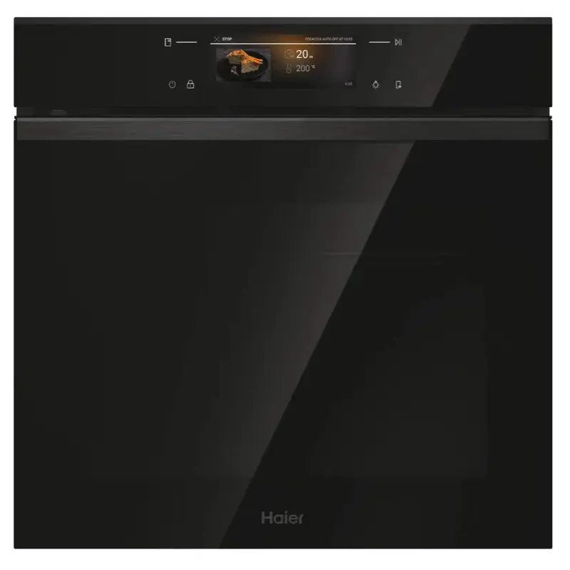 Haier H6 ID68M5HTB1 - Black Single Oven - 78L - Smart AI Camera - A++ Energy