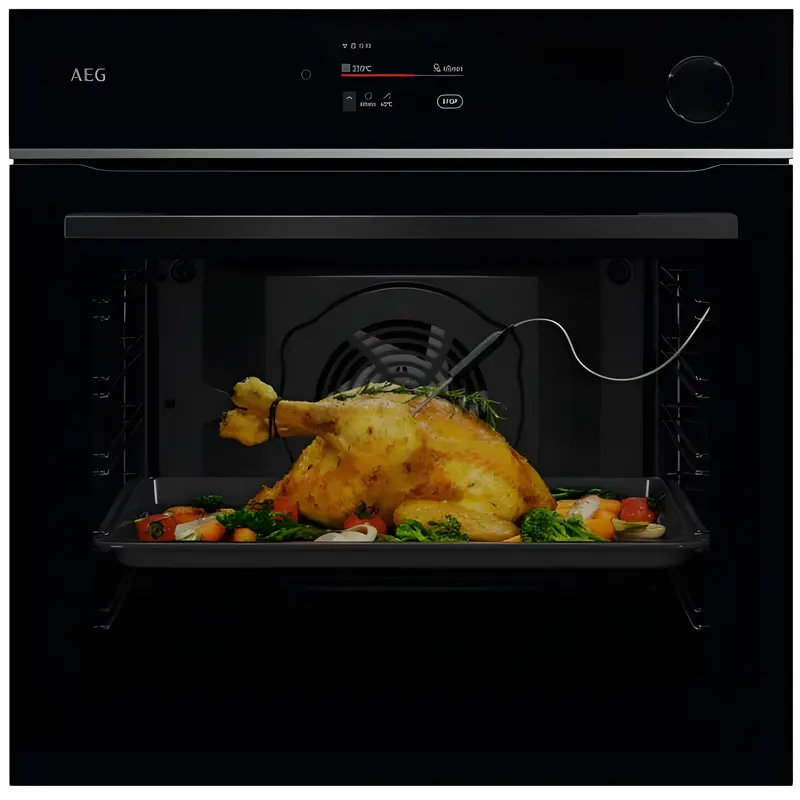AEG TR7PB731SB - Black Built-in Single Oven - 72L - A++ Energy