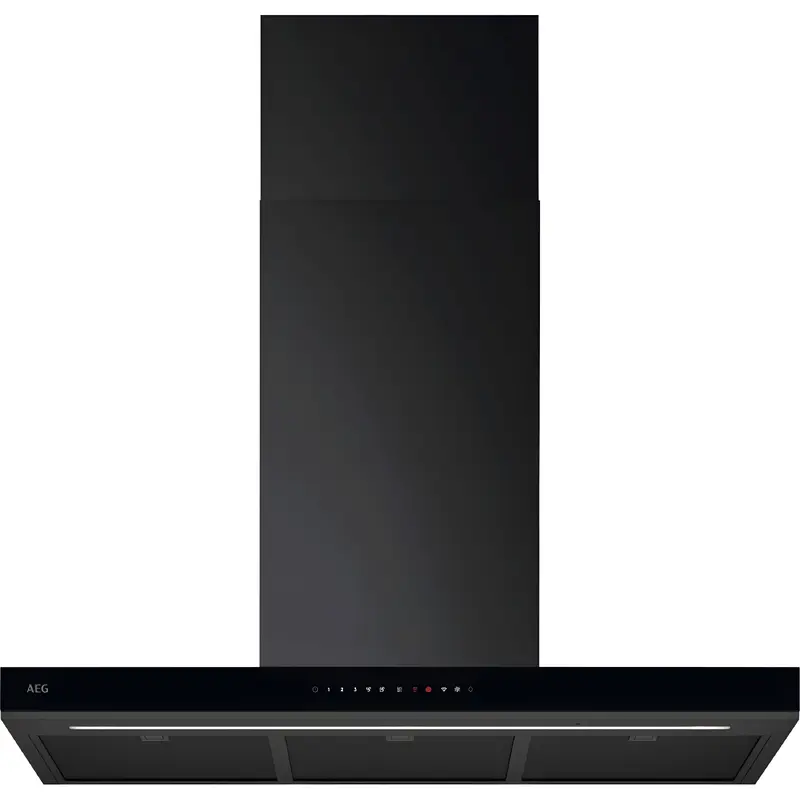 AEG GB87D91CB - Black 90cm Chimney Cooker Hood - A+ Energy Rated
