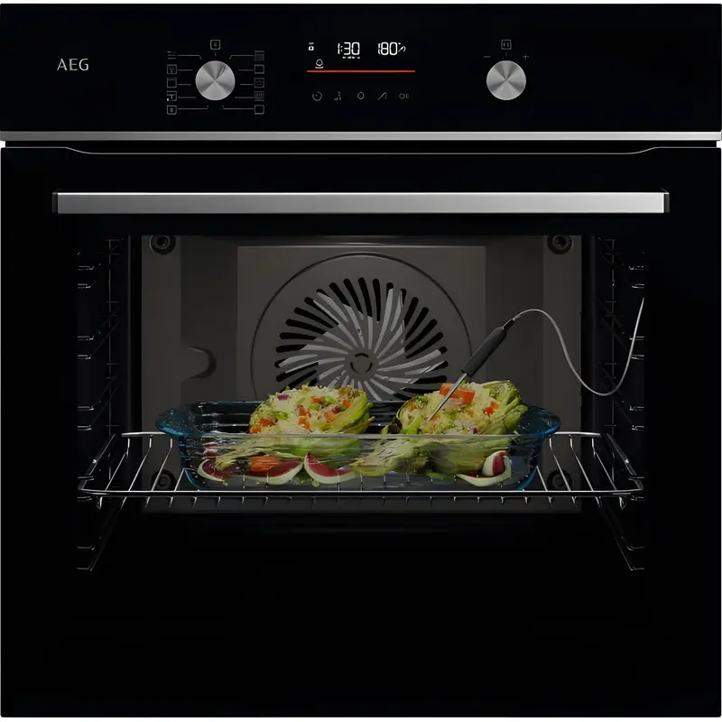 AEG GA5CB501AB - Black Single Oven - Built-in SteamBake - A+ Energy