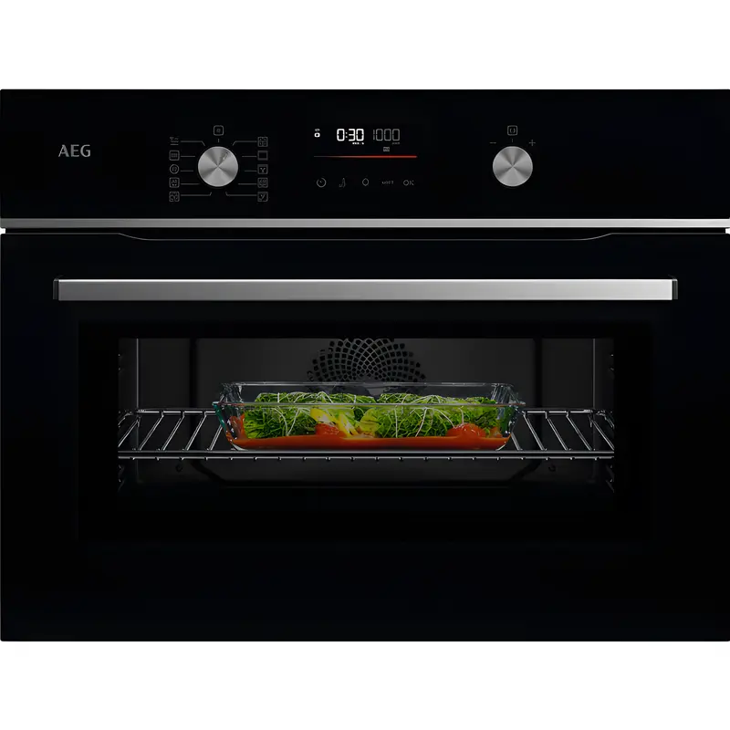 AEG GK6NK401B - Black Built-In Combination Microwave - 44L Capacity