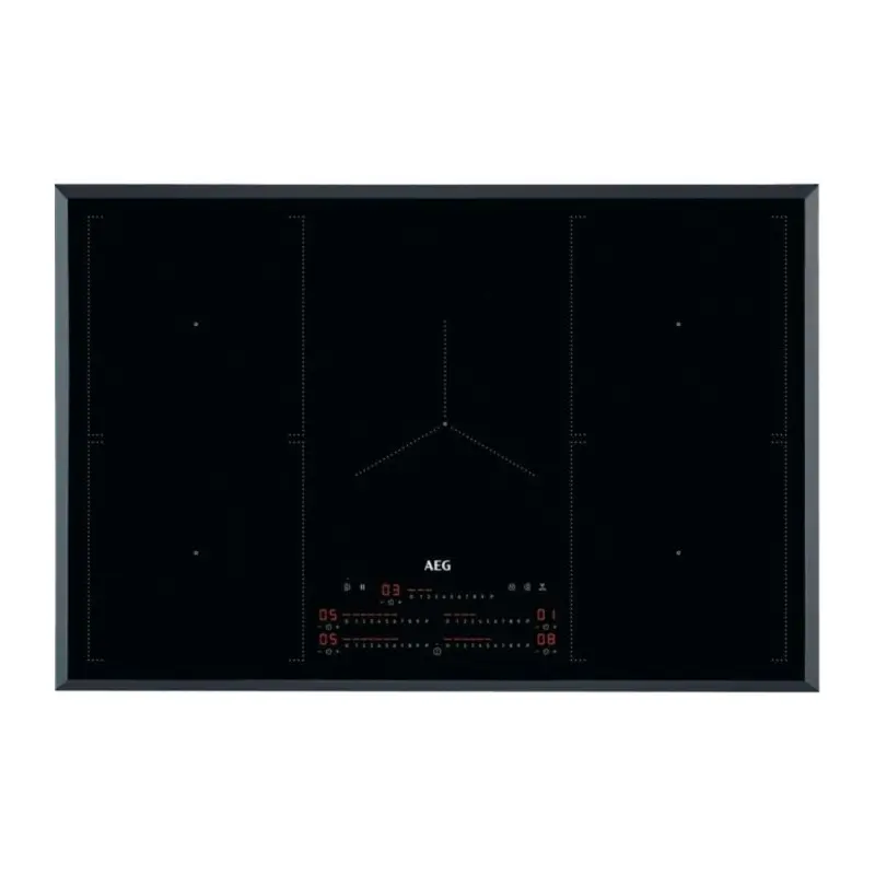 AEG IKS8575XFB - Black Induction Hob - 78cm - 5 Zones