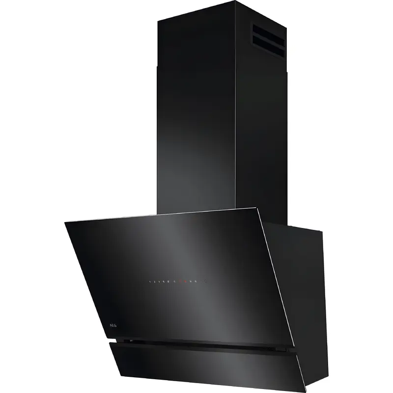 AEG NDV8761CB - Black Chimney Cooker Hood - 760m/h - A+ Energy Rating