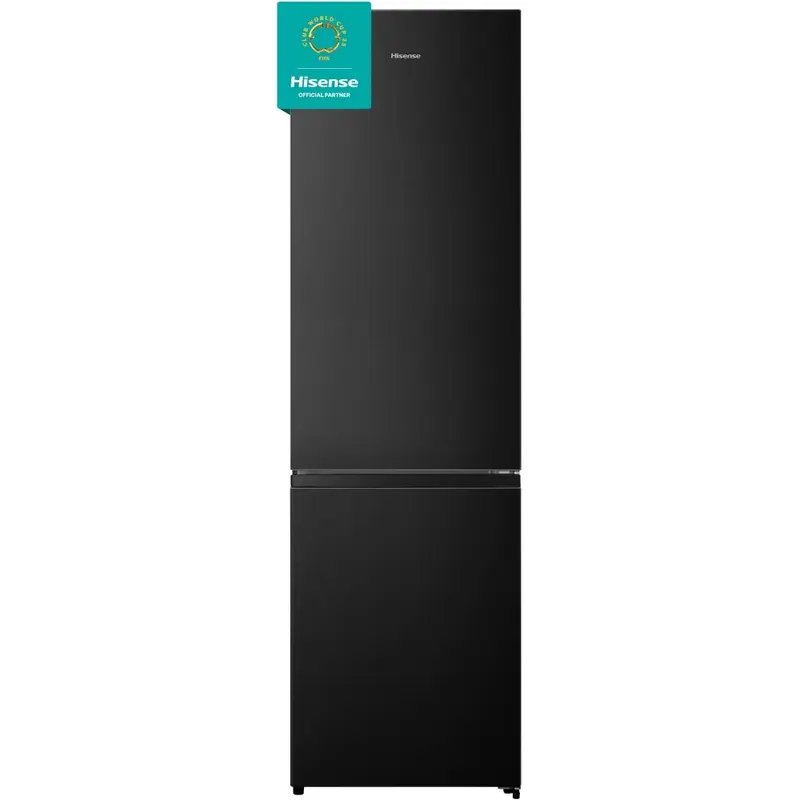 Hisense RB435N4BFE - Black Fridge Freezer - 336L Total No Frost - E Rated