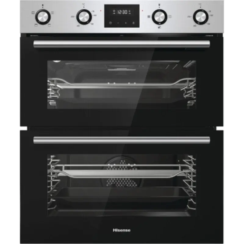 Hisense BID79222CXUK - Stainless Steel Built-Under Double Oven - 54L/38L - A Energy Rated