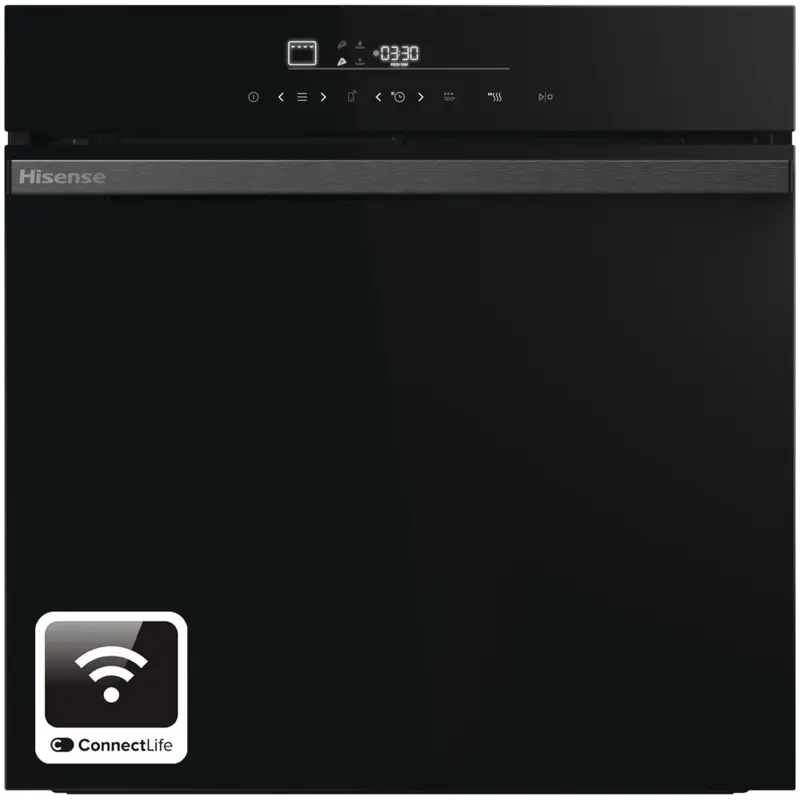 Hisense HO66FAPizzaChef - Black Built-In Single Oven - 77L - A+ Energy Rated