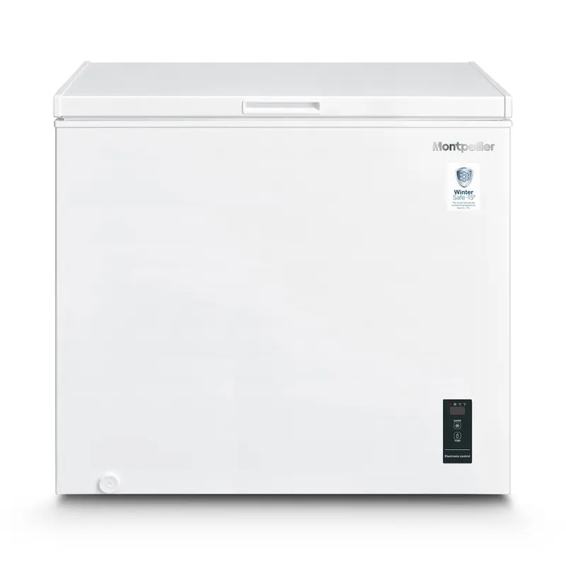 Montpellier MCF200EW - White 198L Chest Freezer - WinterSafe -15C - E energy