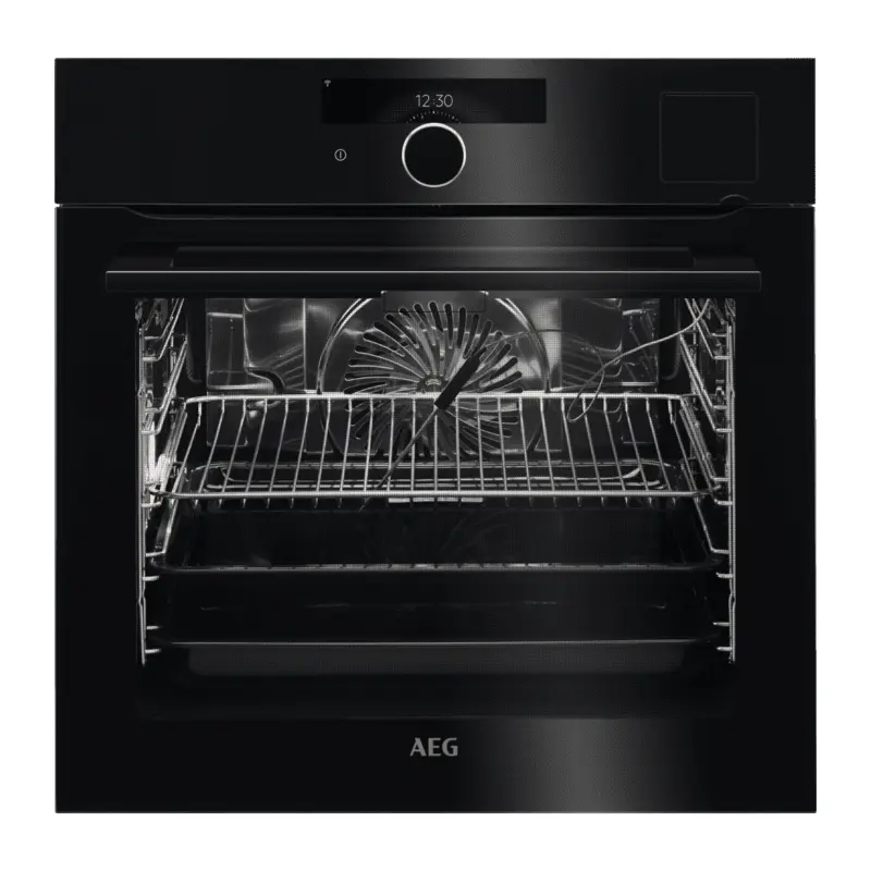 AEG BSK999330B - Black Built-In Single SteamPro Oven - 70L - A Energy