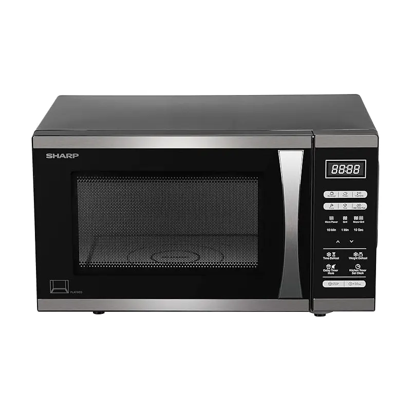 Sharp RAC252FI - Stainless/Black 25L Microwave - 900W - Flatbed Combination