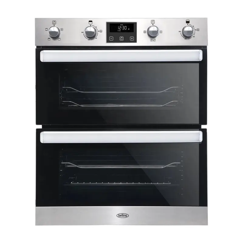 Belling BI702FP STA 444444781 - Stainless steel Built under Electric Double Oven - Manual cleaning - A energy