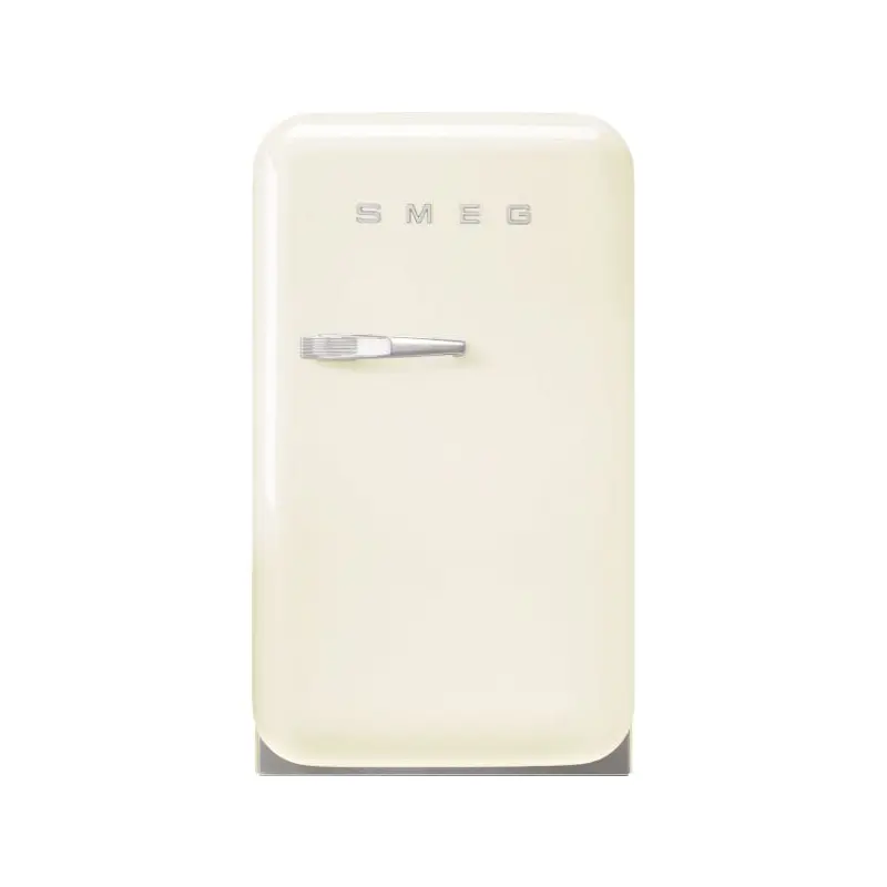 Smeg FAB5RCR6 - Cream 34L Mini Fridge - Right Hand Hinge - 36dB