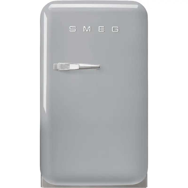 Smeg FAB5RSV5 - Silver Retro Fridge - 34L - D Energy Rating