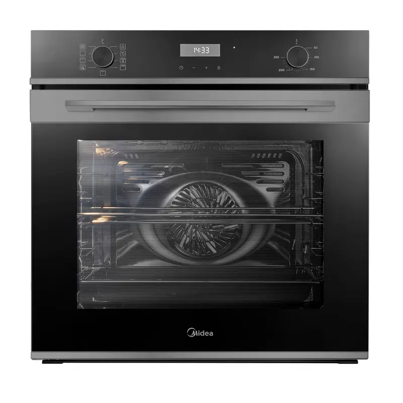 Midea MBO7NM30D0-BS - Black Built-in Oven - 72L Capacity - A Energy Rating