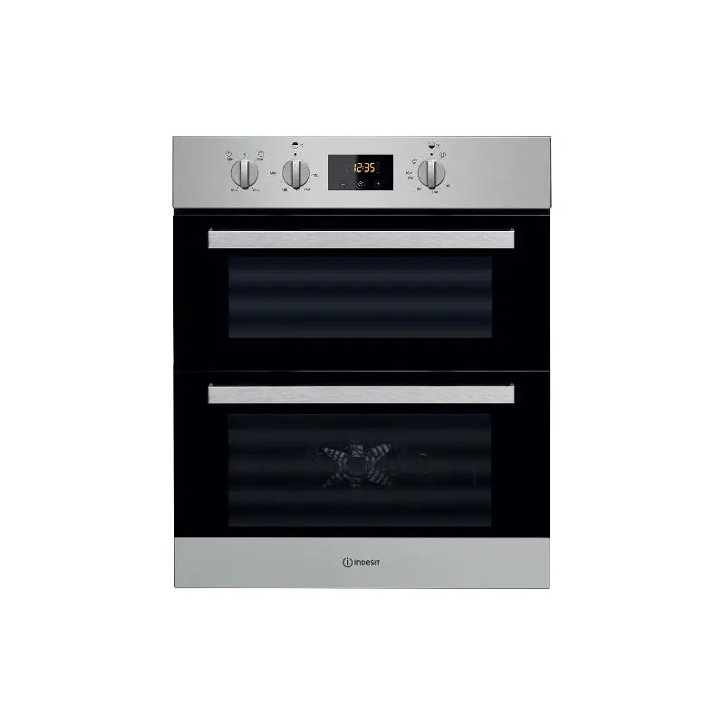 Indesit IDU 6340 IX - Stainless steel Built under Electric Double Oven - B/B energy