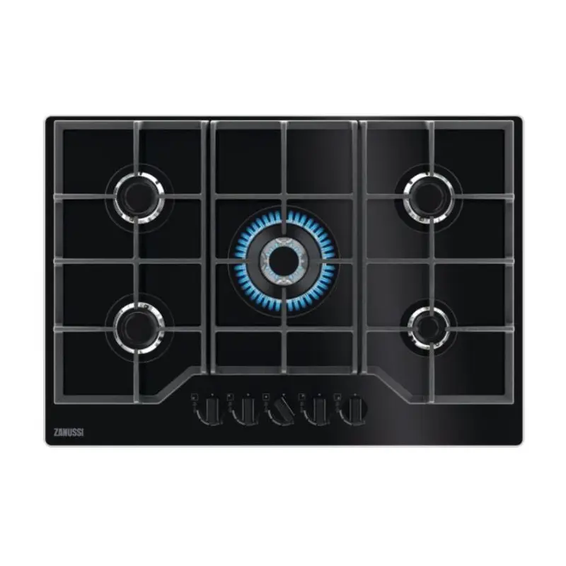 Zanussi ZGGN755K - Black 5 Zone Gas Hob