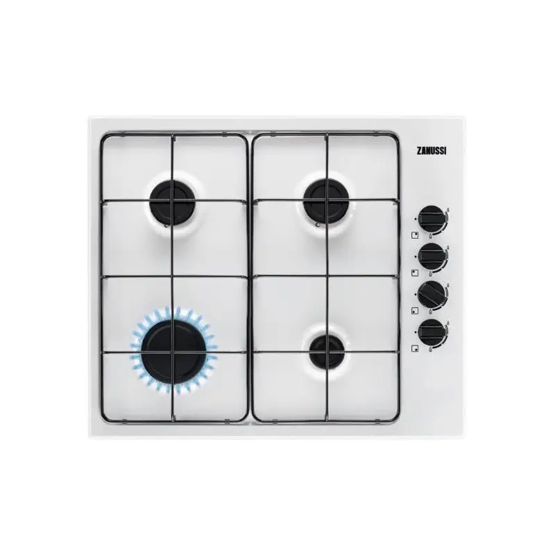 Zanussi ZGNN640W - White 4 Zone Gas Hob