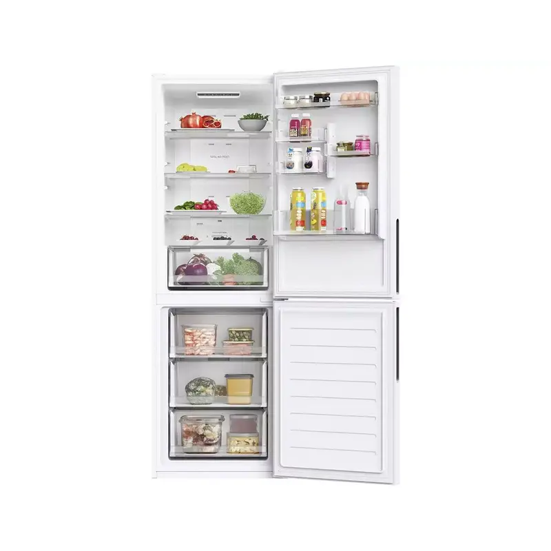 Hoover HOCE3T618FWKR - White Freestanding Frost Free Fridge Freezer - F energy