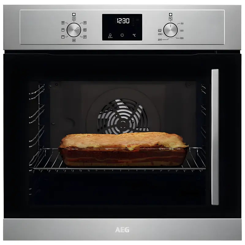AEG BCX335L11M - Stainless steel Built in Electric Single Oven - Catalytic cleaning - A energy