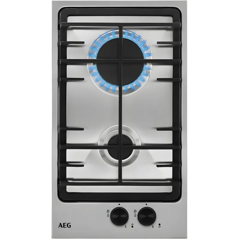 AEG HGX3220SM - Stainless steel 2 Zone Gas Hob