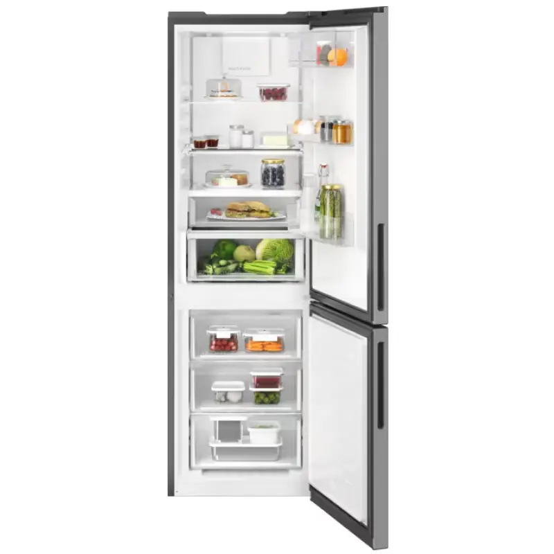 AEG ORC7P321DX - Silver Freestanding 70/30 Frost Free Fridge Freezer - D energy
