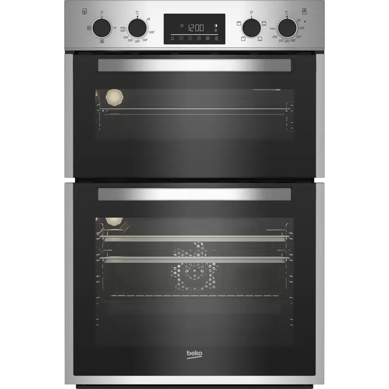 Beko BBDF26300X - Stainless steel Built in Electric Double Oven - Steam Assisted cleaning - A energy