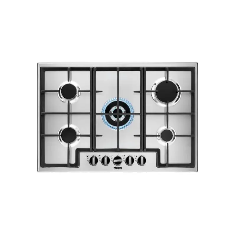 Zanussi ZGNN755X - Stainless steel 5 Zone Gas Hob