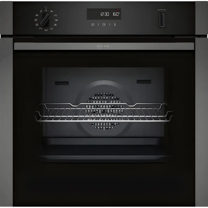 Neff B2ACH7AG7B - Black/Graphite Single Oven - 71L - A+ Energy