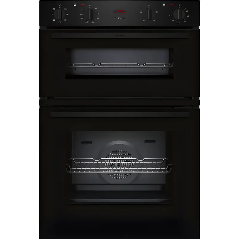 Neff U1DCC0AK3B - Black Double Oven - Built-In Electric