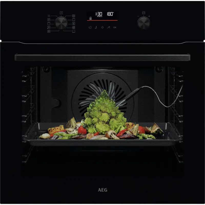 AEG OS6AB50AK - Black Built-In Single Oven - 71L - A+ Energy