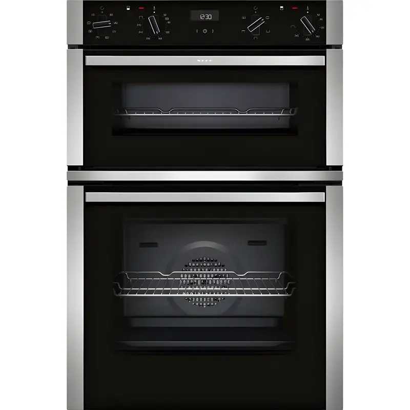 Neff U1ACE2AN3B - Stainless Steel Built-in Double Oven - 71L - B Energy Rating