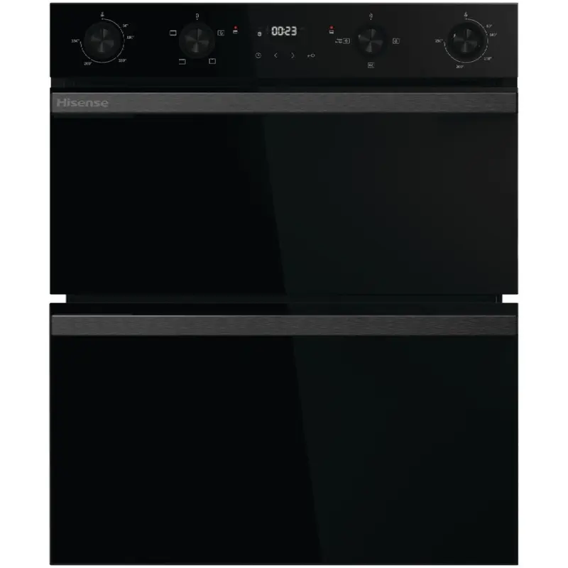 Hisense BUD714221ADBG - Black Built-Under Double Oven - 54L/38L - A Energy Rated