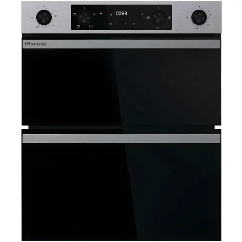 Hisense BUD714221CX - Stainless Steel Built-Under Double Oven - 92L Total Capacity - A Energy