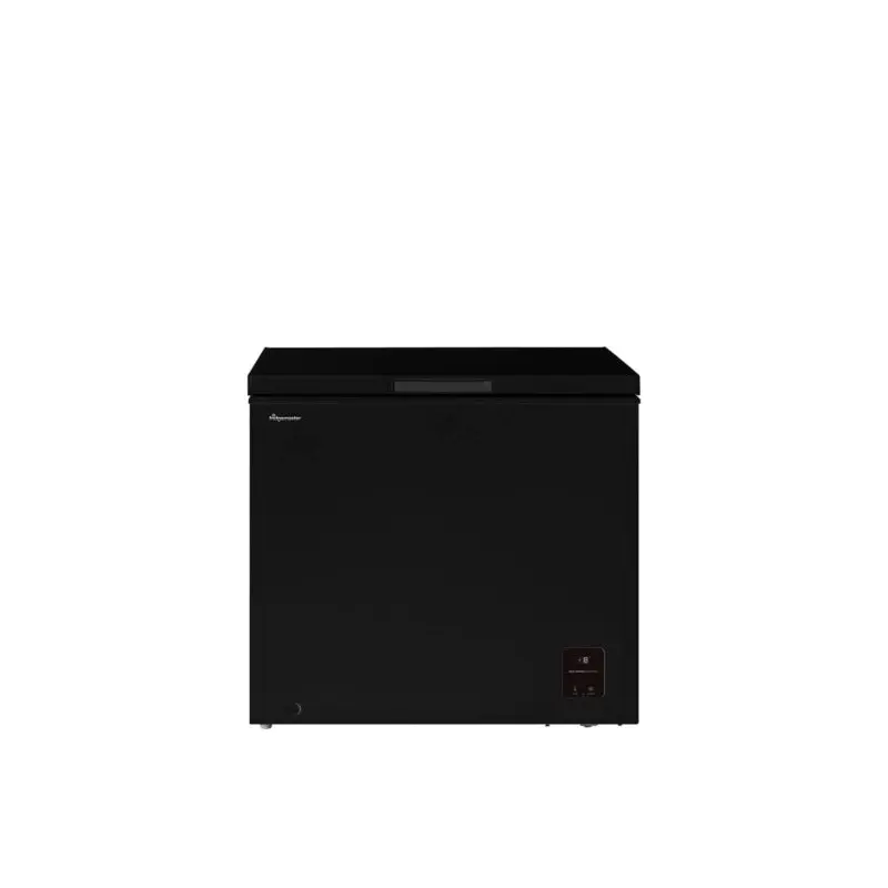 Fridgemaster MCF198EB - Black Chest Freezer - 191L - E Energy Rating