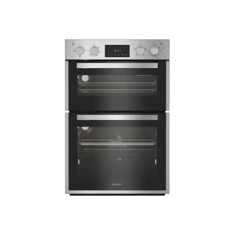 Hotpoint DIH 10D1 IX - Stainless Steel Double Oven - 75L/38L - A Energy