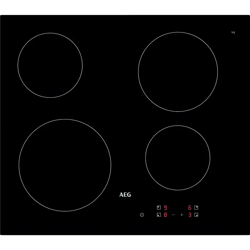 AEG HRX64300CB - Black 4 Zone Ceramic Hob