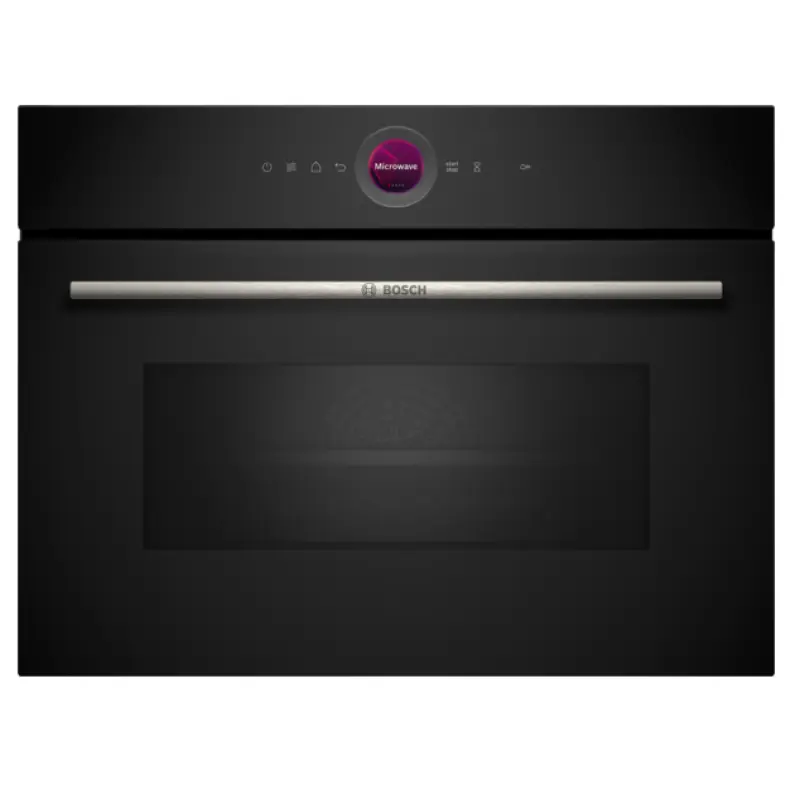 Bosch CEG732XB1B - Series 8 Built In 1000W Microwave with Grill in Black