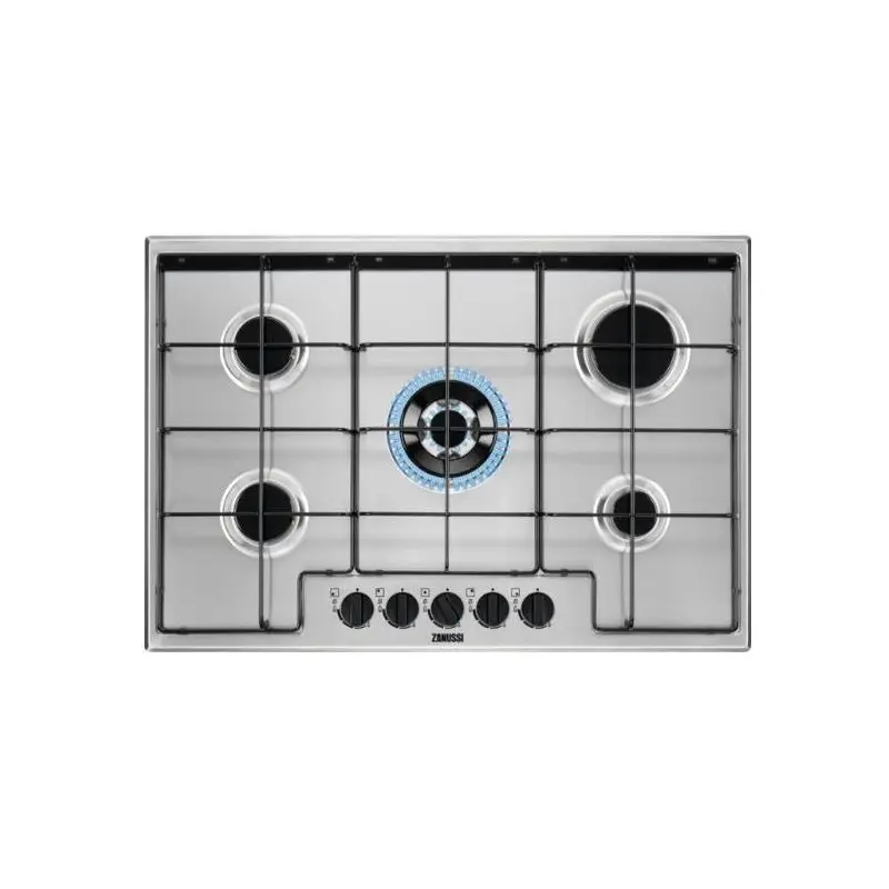 Zanussi ZGNN752X - Stainless steel 5 Zone Gas Hob
